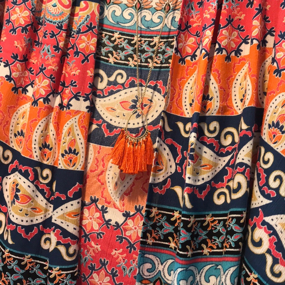 🎉HP BOHO style kimono festival shrug beach cover - Picture 7 of 8